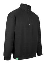 Envirowear Beeswift Envirowear Recyclable Quarter Zip Sweatshirt Ewcqz - Black - Customisable Sweatshirts