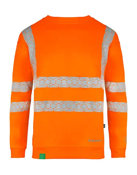 Envirowear Beeswift Envirowear Hi Vis Recyclable Sweatshirt Ewcss - - Customisable Sweatshirts
