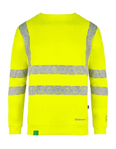 Envirowear Beeswift Envirowear Hi Vis Recyclable Sweatshirt Ewcss - - Customisable Sweatshirts