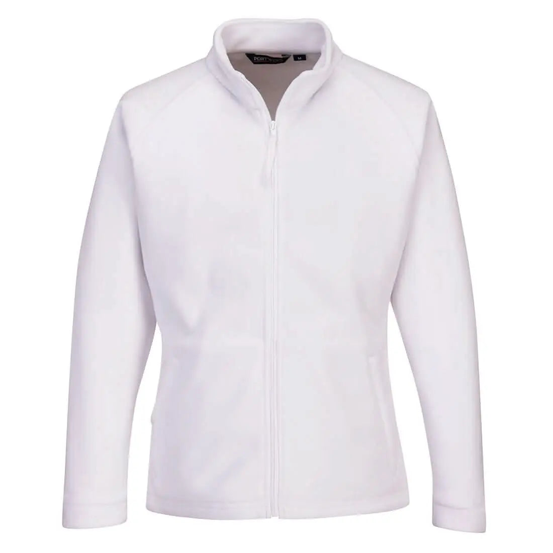 Portwest WomenS Aran Fleece F282 - White - Customisable Fleece