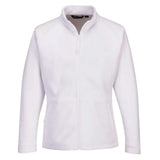 Portwest WomenS Aran Fleece F282 - White - Customisable Fleece