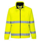 Portwest Hi Vis Windbreaker Fleece F303 - Yellow - Customisable Fleece