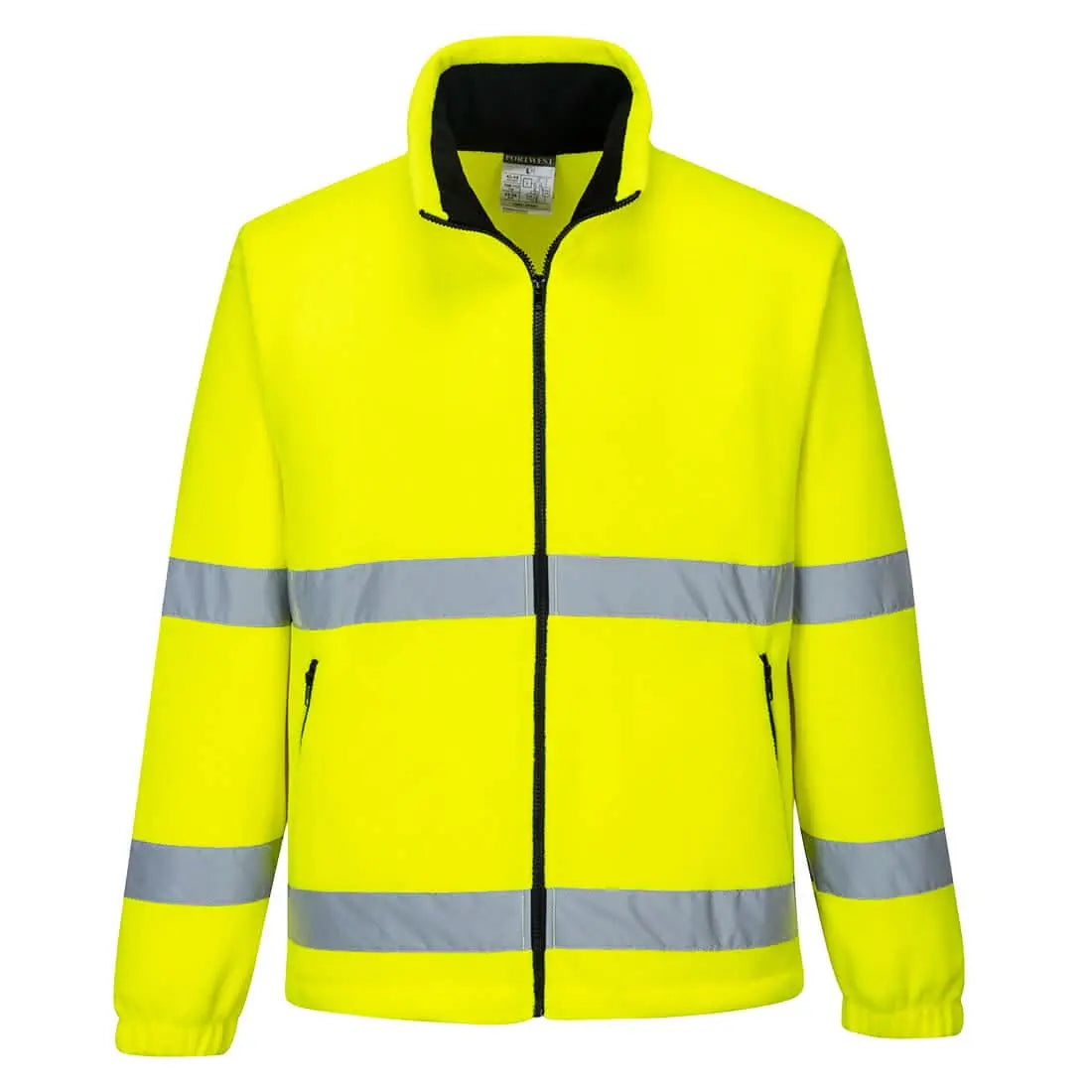 Portwest Hi Vis Windbreaker Fleece F303 - Yellow - Customisable Fleece