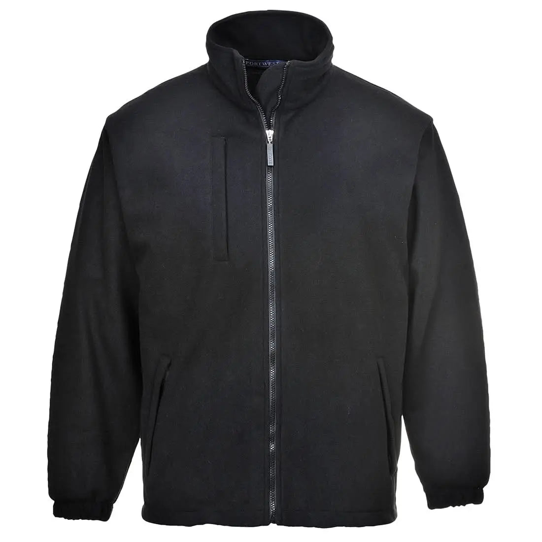 Portwest Buildtex Laminated Fleece 3L F330 - Black - Customisable Fleece