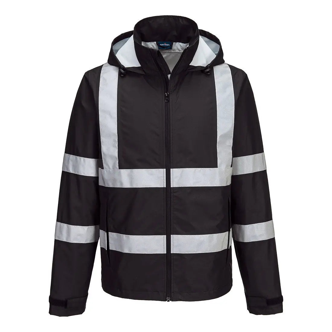 Portwest Iona Enhanced Lightweight Packable Jacket - Black - Customisable