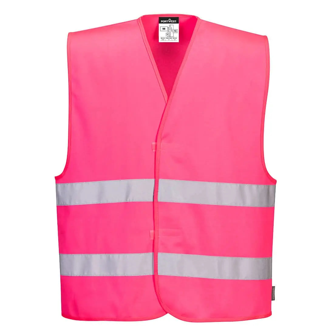 Portwest Iona Vest F474 - Pink - Customisable HV Vest