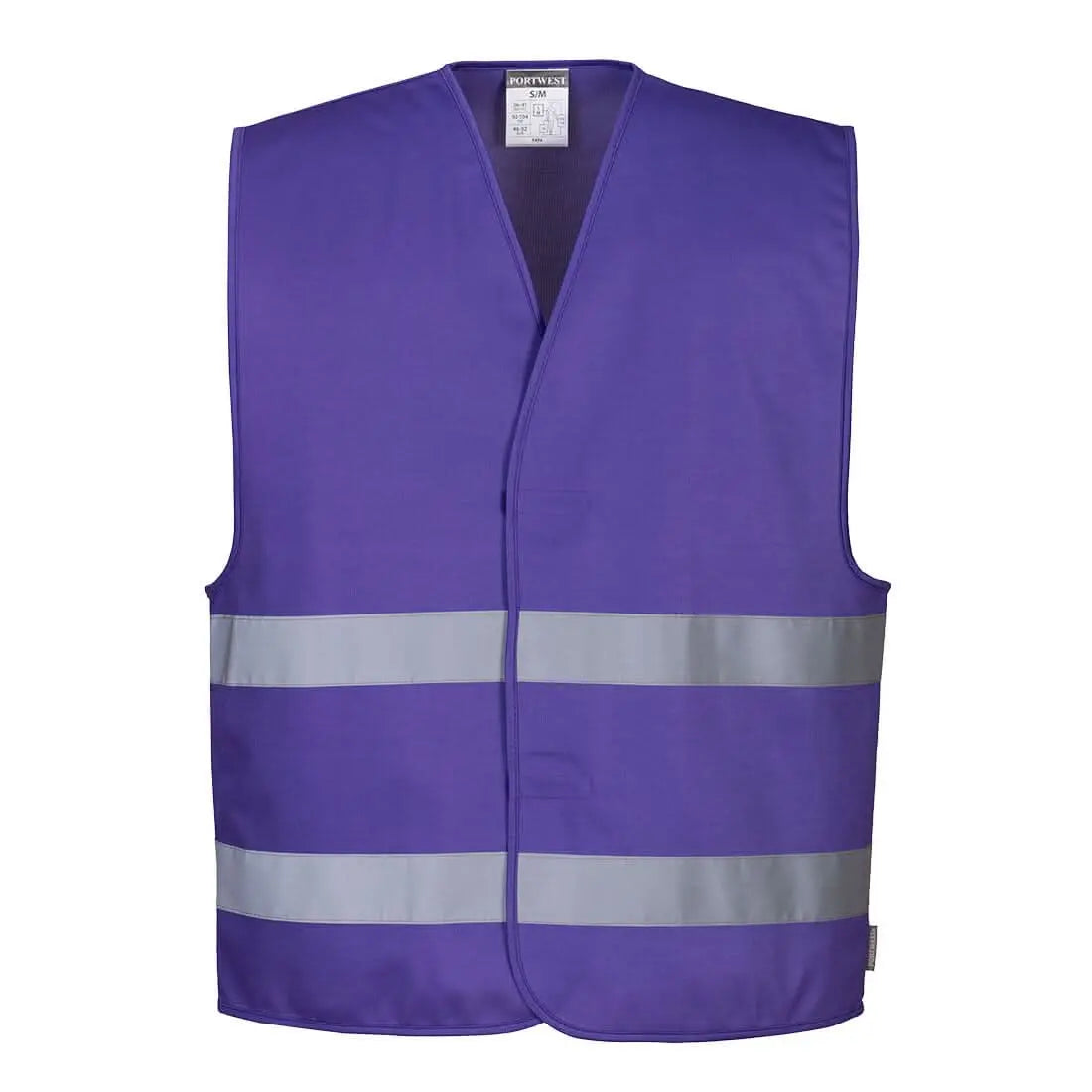 Portwest Iona Vest F474 - Purple - Customisable HV Vest