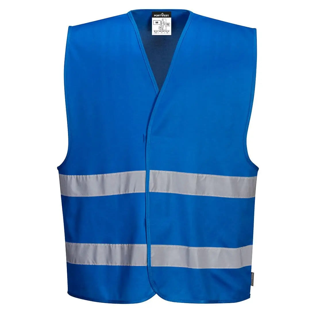 Portwest Iona Vest F474 - Royal Blue - Customisable HV Vest