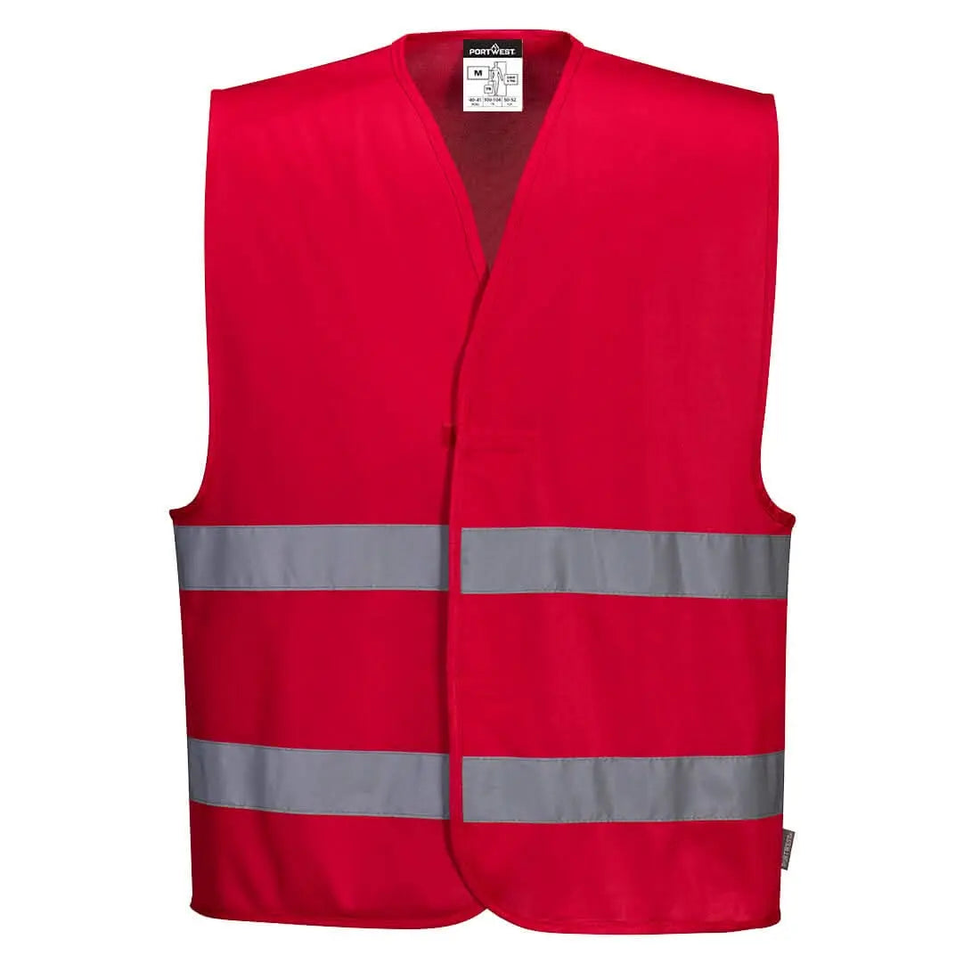 Portwest Iona Vest F474 - Red - Customisable HV Vest