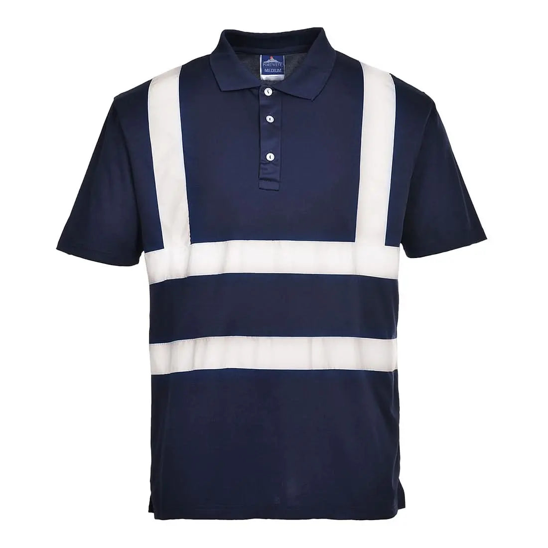Portwest Iona Poloshirt F477 - Navy - Customisable Polos