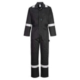 Portwest Iona Coverall F813 - Black - Customisable Coveralls