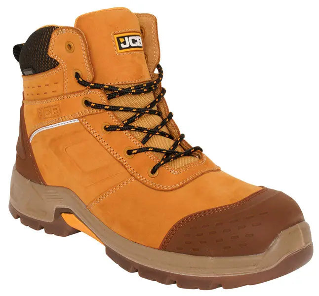 Jcb Workwear Boots Fastrac - Honey - Customisable Safety Boots
