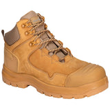 Portwest Composite Nubuck Leather Mid Safety Boot FD04 - Wheat - Customisable Boots