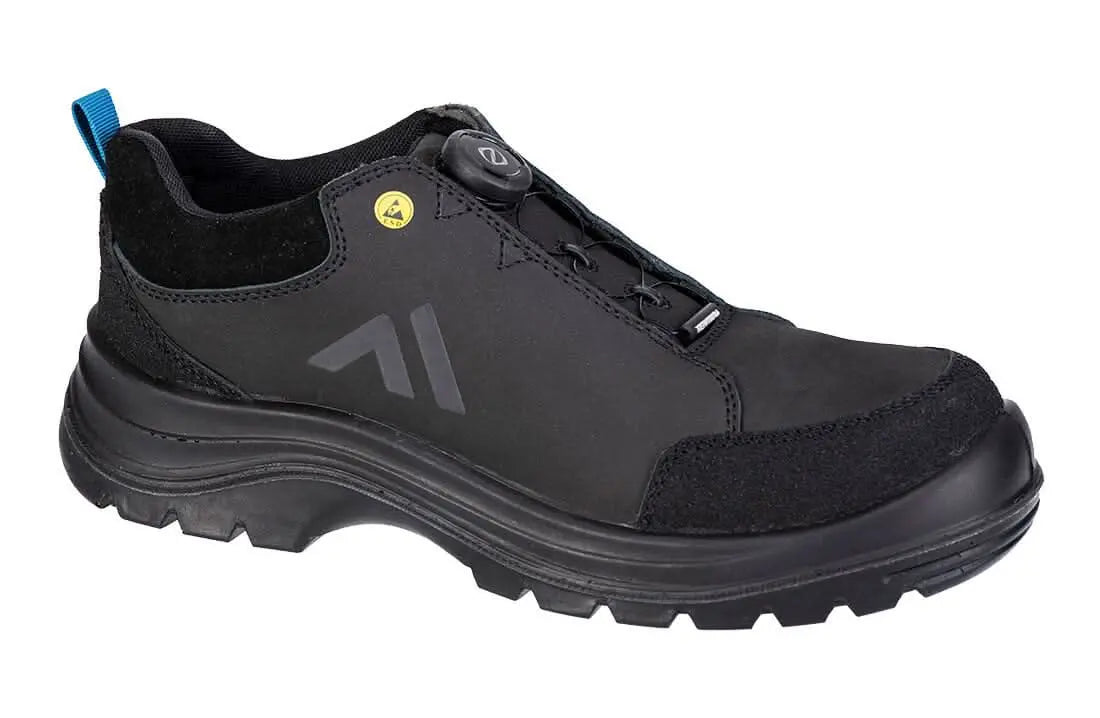 Portwest Ridge Composite Low Shoe S3S Esd Sr Fo FE03 - Black Blue - Customisable Shoes