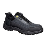 Portwest Girder Composite Low Shoe S3S Esd Sr Fo FE05 - Black Grey - Customisable Shoes