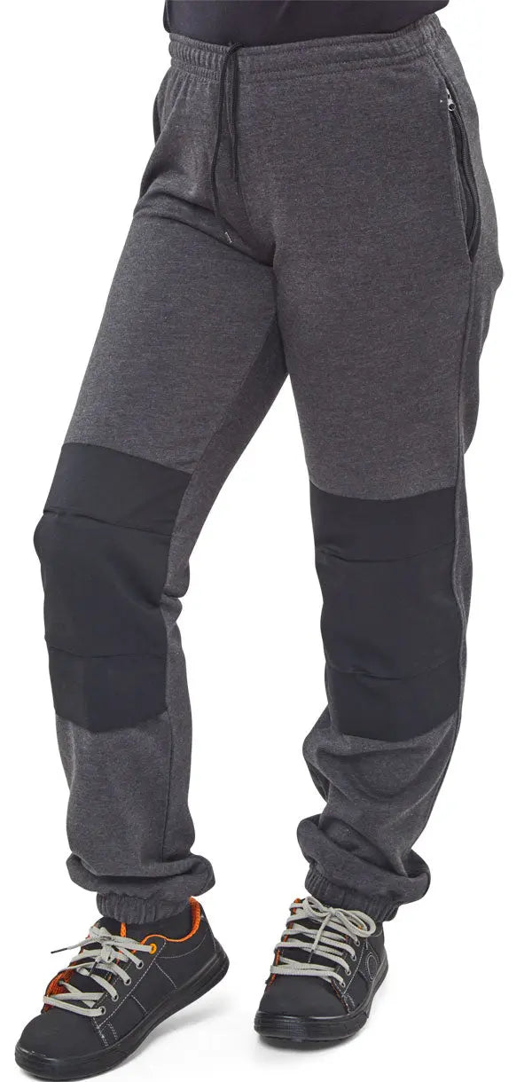 Beeswift Fleece Jogging Trousers Fljbcgy - Grey - Customisable Trousers