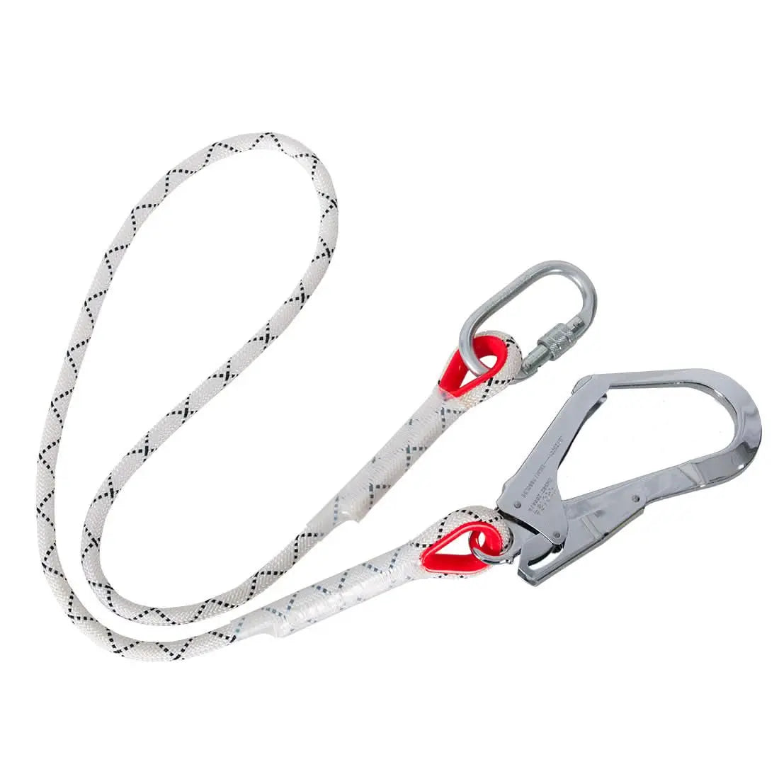 Portwest Kernmantle 15M Restraint Lanyard FP20 - White - Customisable PPE
