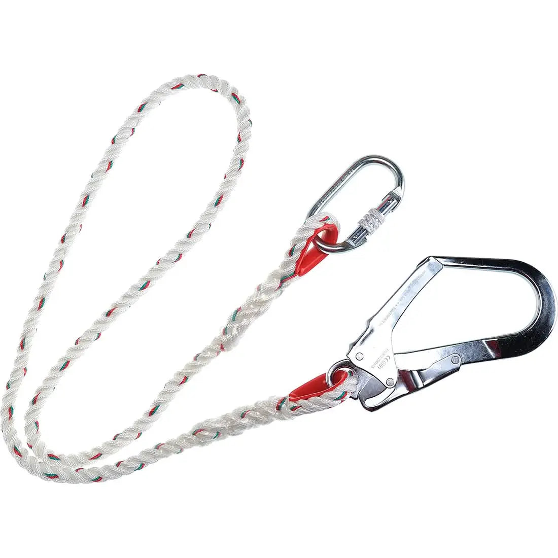Portwest Single 15M Restraint Lanyard FP21 - White - Customisable PPE