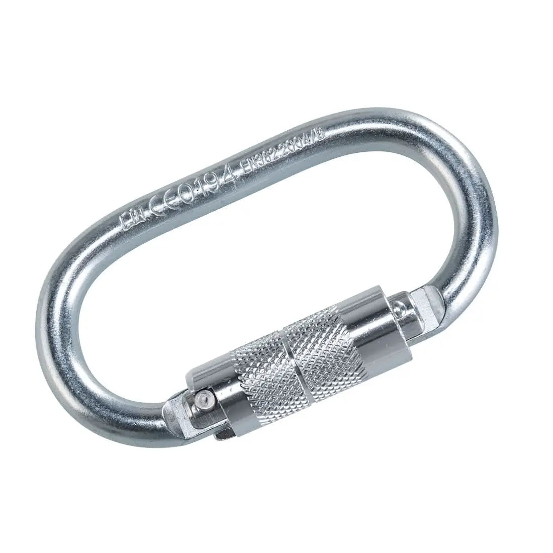 Portwest Twist Lock Carabiner FP33 - Silver - Customisable PPE