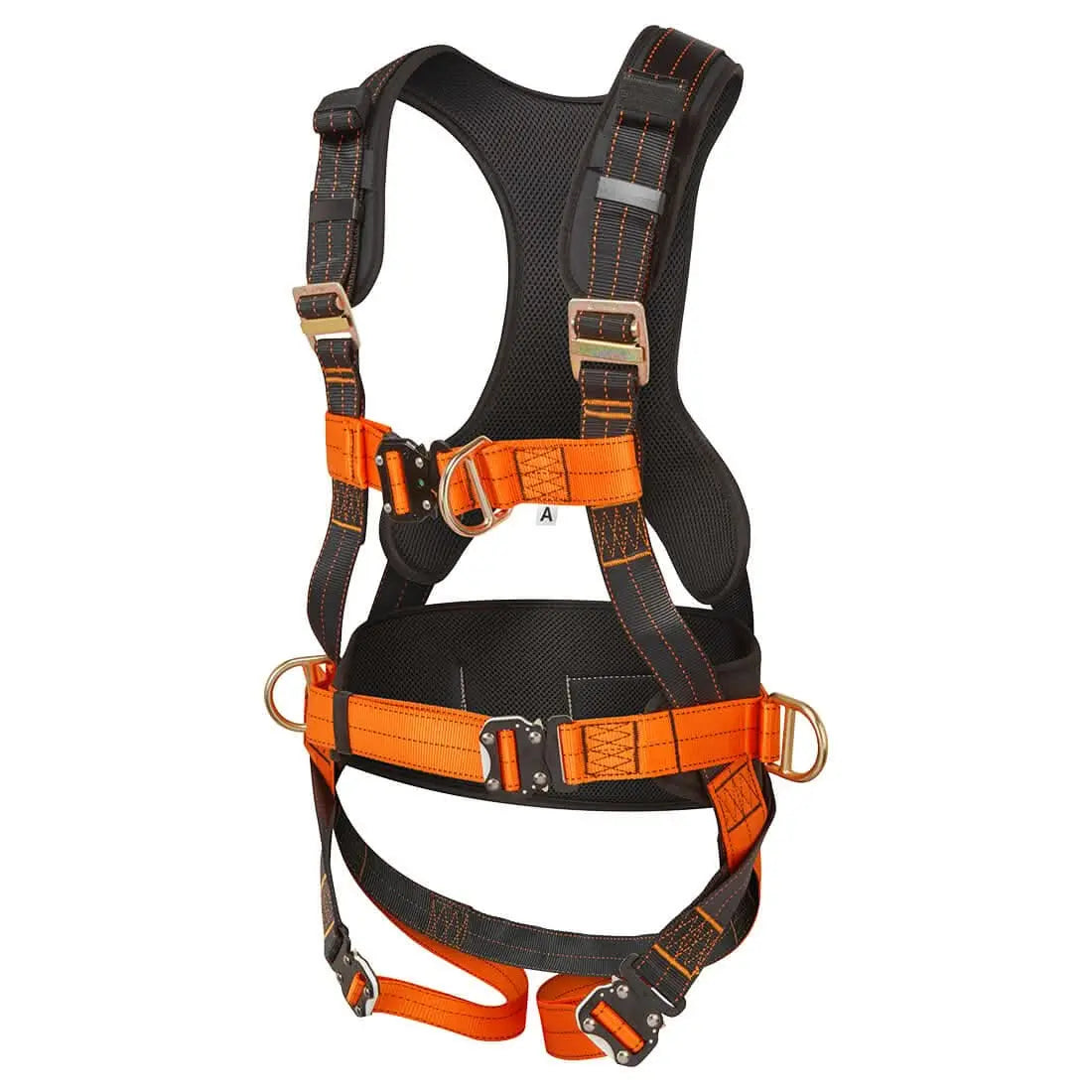 Portwest Ultra 3 Point Harness FP73 - Black Orange - Customisable PPE
