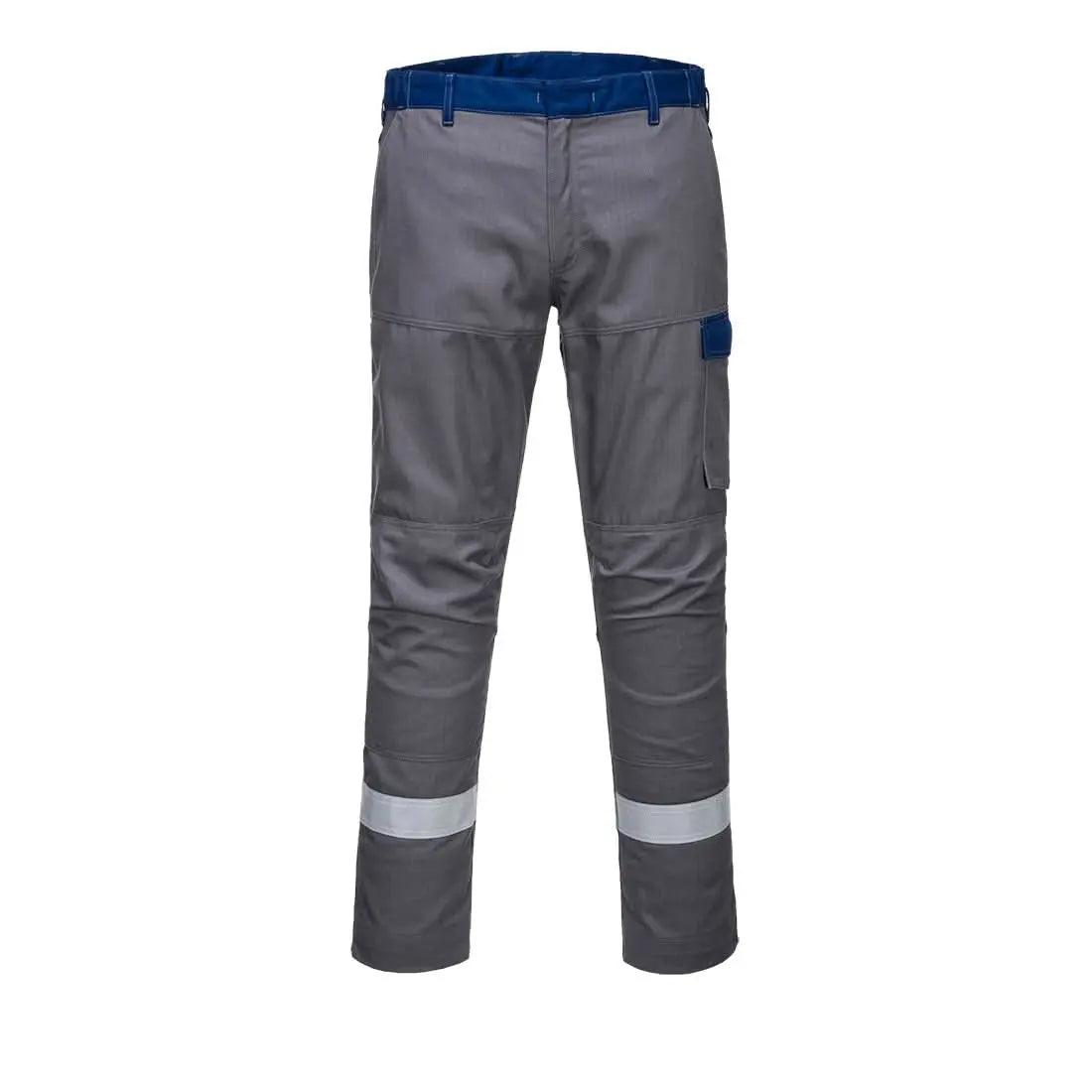 Portwest Bizflame Industry Two Tone Fr Trousers FR06 - Grey - Customisable Trousers