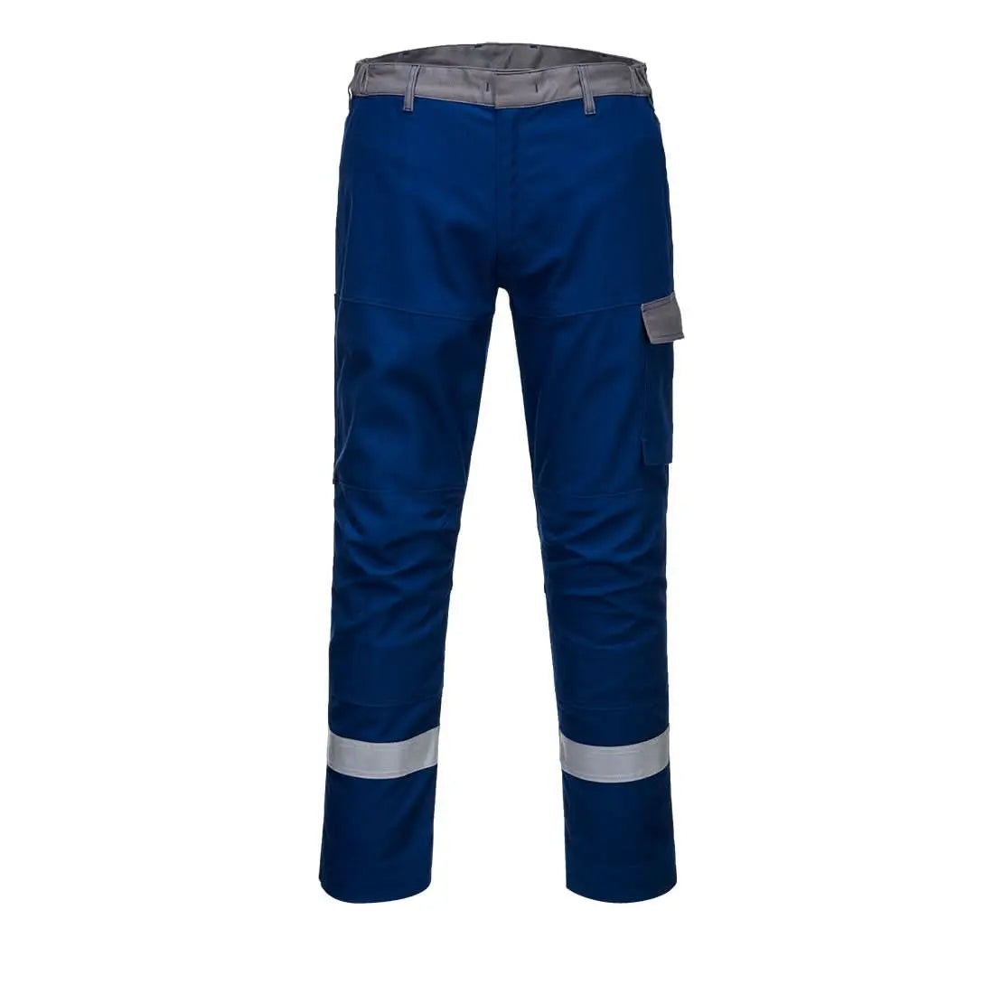 Portwest Bizflame Industry Two Tone Fr Trousers FR06 - Royal Blue - Customisable Trousers