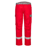 Portwest Bizflame Industry Two Tone Fr Trousers FR06 - Red - Customisable Trousers