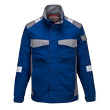 Portwest Bizflame Industry Two Tone Fr Jacket FR08 - Royal Blue - Customisable Jacket