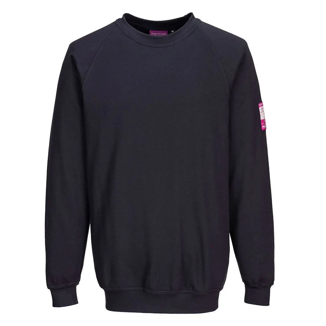 Portwest Modaflame Knit Flame Resistant Sweatshirt FR12 - Navy - Customisable Sweatshirts