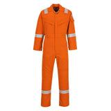 Portwest Bizflame Work Lightweight Fr Coverall FR21 - Orange Tall - Customisable Coveralls