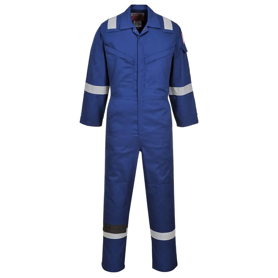 Portwest Bizflame Work Lightweight Fr Coverall FR21 - Royal Blue - Customisable Coveralls