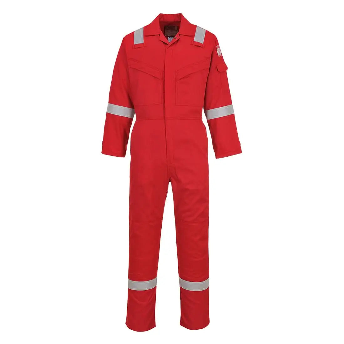 Portwest Bizflame Work Lightweight Fr Coverall FR21 - Red - Customisable Coveralls