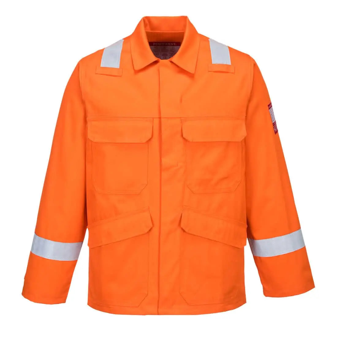 Portwest Bizflame Work Fr Jacket FR25 - Orange - Customisable Jacket