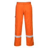 Portwest Bizflame Work Fr Trousers FR26 - Orange - Customisable Trousers