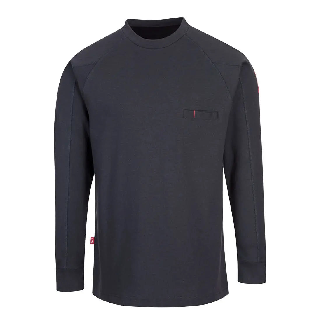 Portwest Bizflame Knit Anti Static Fr Crew Neck FR33 - Navy - Customisable Sweatshirts