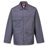Portwest Bizflame Work Pro Jacket FR35 - Grey - Customisable Jacket