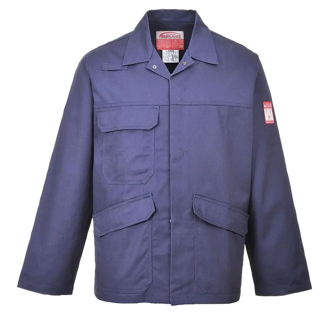 Portwest Bizflame Work Pro Jacket FR35 - Navy - Customisable Jacket