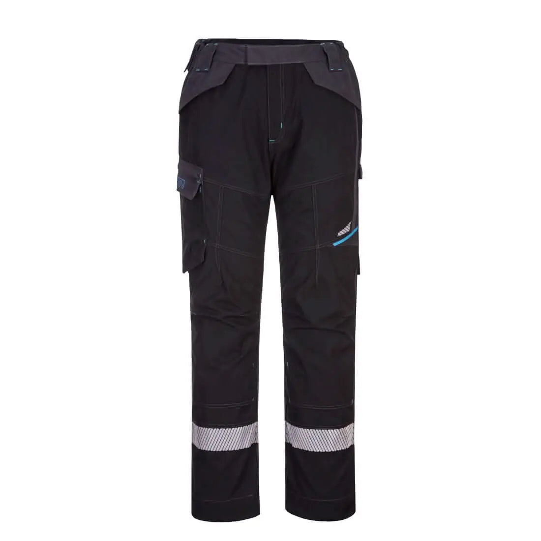 Portwest Wx3 Modaflame Work Fr Service Trousers FR402 - Black - Customisable Trousers