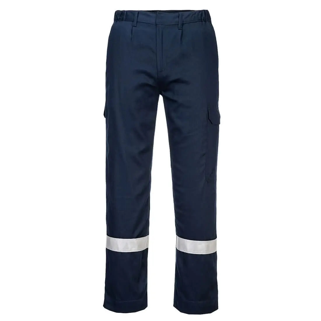 Portwest Bizflame Work Lightweight Anti Static Fr Trousers FR412 - Navy - Customisable Trousers