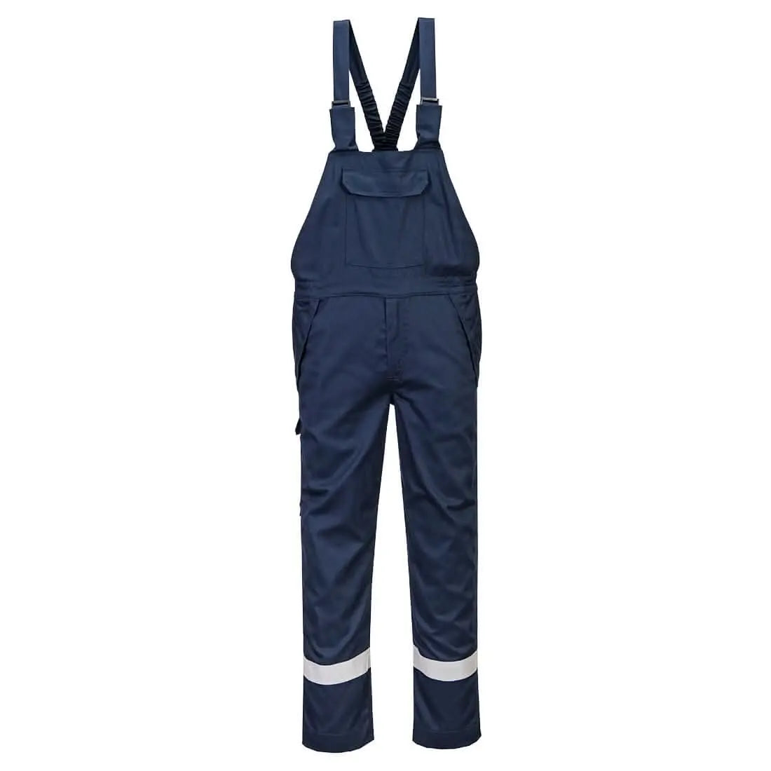 Portwest Bizflame Work Chemical Resistant Fr Bib Brace fr418 - Navy - Customisable Clothing