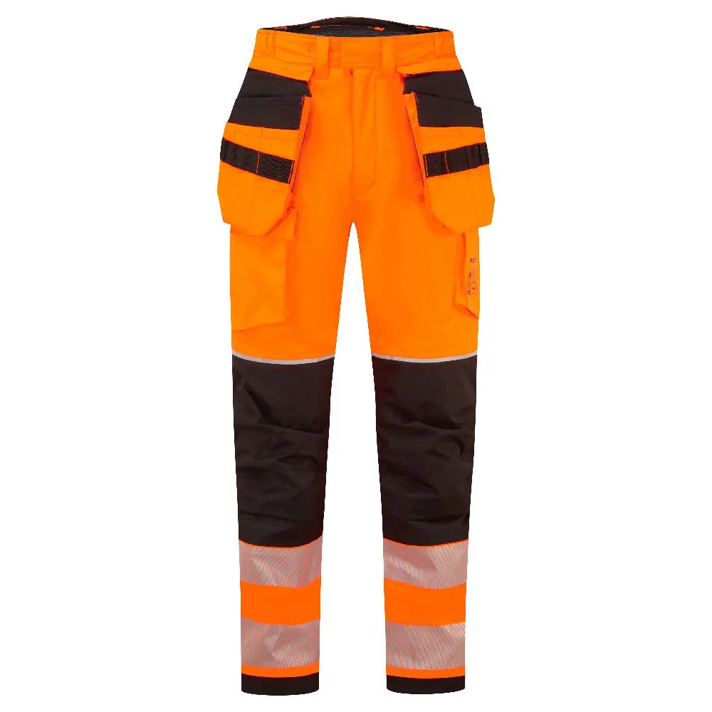 Pw3 Modaflame Rain+ Hi Vis Fr Winter Holster Trousers Portwest