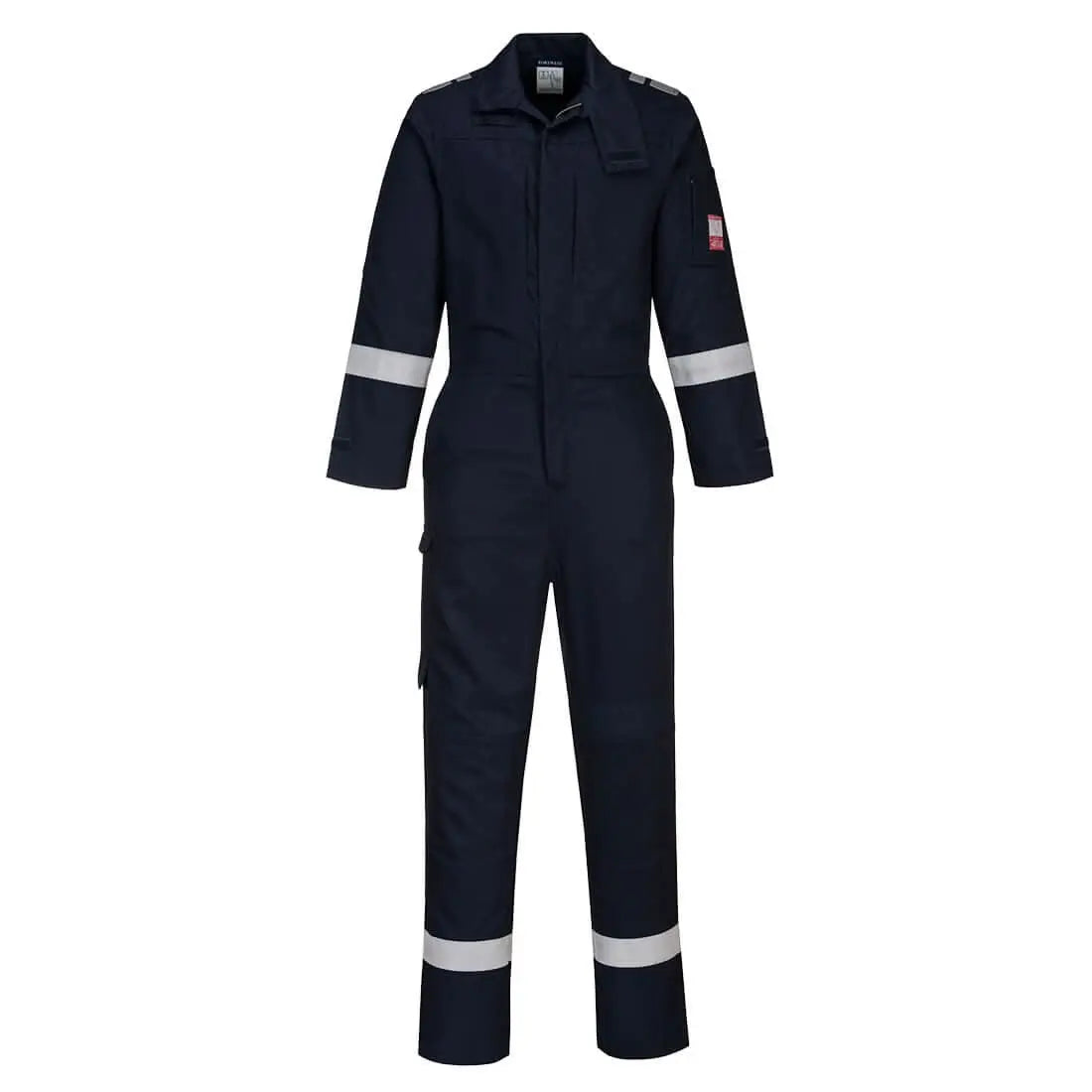 Portwest Bizflame Work Lightweight Stretch Panelled Fr Coverall FR502 - Navy - Customisable Coveralls