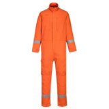 Portwest Bizflame Work Lightweight Stretch Panelled Fr Coverall FR502 - Orange - Customisable Coveralls