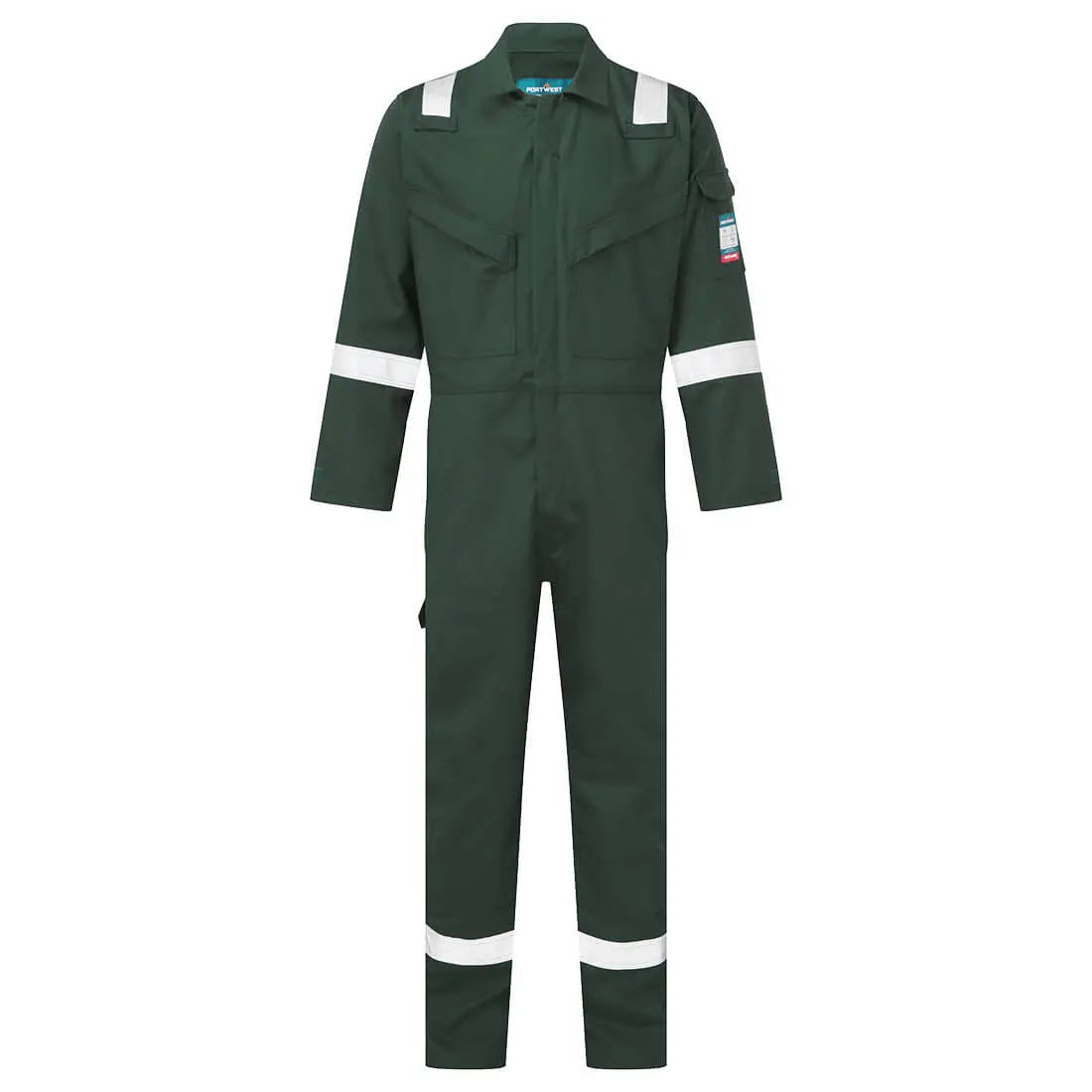 Portwest Bizflame Work FR Coverall FR50 - Green - Customisable