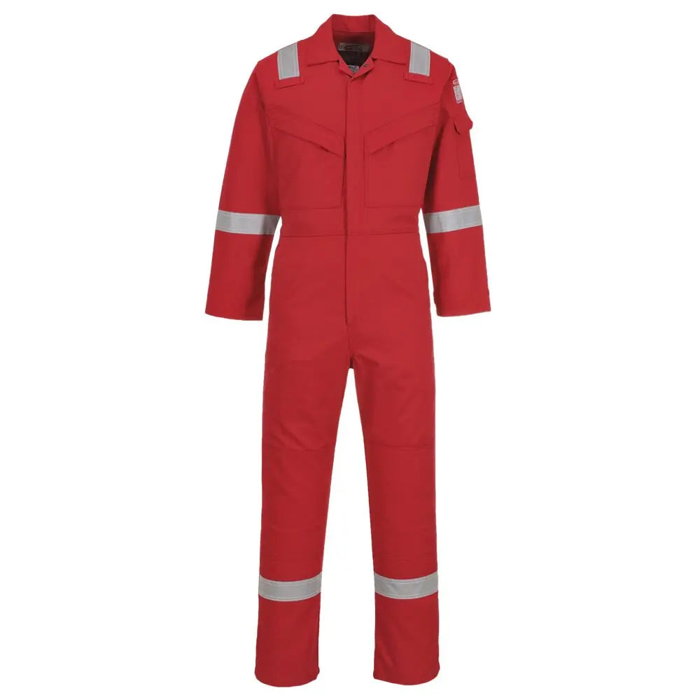 Portwest Bizflame Work FR Coverall FR50 - Red - Customisable