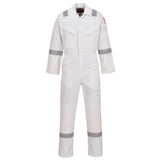 Portwest Bizflame Work FR Coverall FR50 - White - Customisable