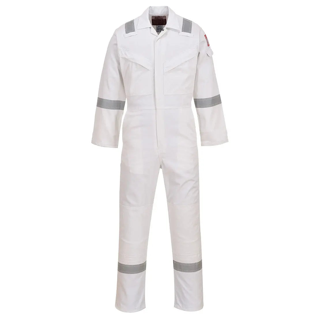 Portwest Bizflame Work FR Coverall FR50 - White - Customisable