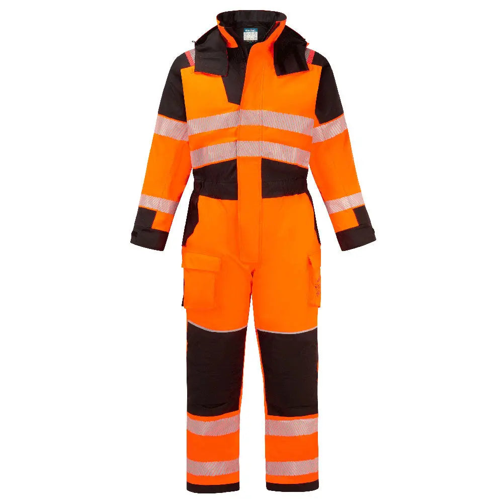 Pw3 Modaflame Rain+ Hi Vis Multi Norm Fr Winter Coverall Portwest
