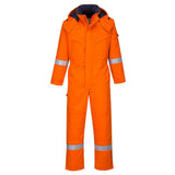 Portwest Bizflame Work Anti Static Fr Winter Coverall FR53 - Orange - Customisable Coveralls