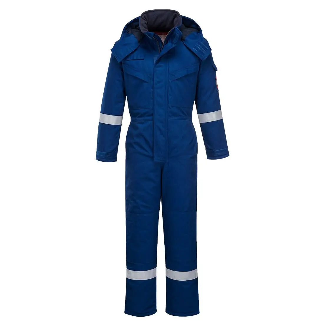 Portwest Bizflame Work Anti Static Fr Winter Coverall FR53 - Royal Blue - Customisable Coveralls